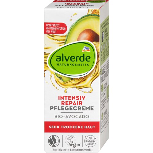 Alverde Naturkosmetik Intensive Repair krema za lice – avokado 50 ml Cene