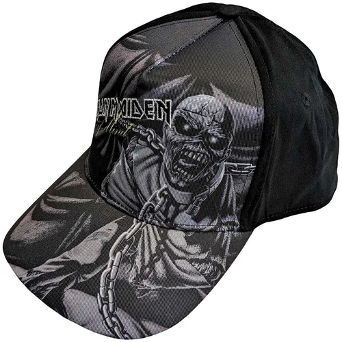 Iron Maiden Kapa Piece Of Mind Greyscale Black