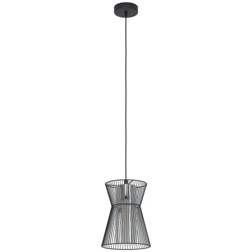 Eglo Viseća lampa MASETA E27 23 cm crna/dimljeno staklo 99633 Slike