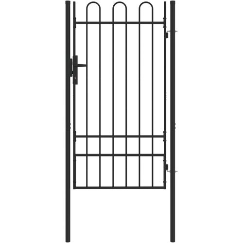vidaXL Ograjna vrata BOXTEL 103 x 225 cm Pra&scaron;no lakirano jeklo Siva, (5000301054) Cene