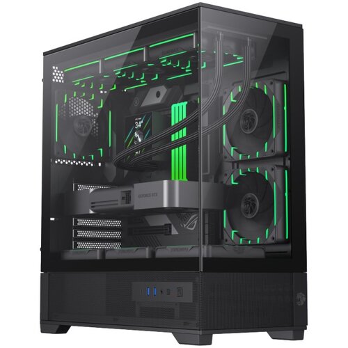  GameMax VISTA 2 AB Midi Tower Black Cene