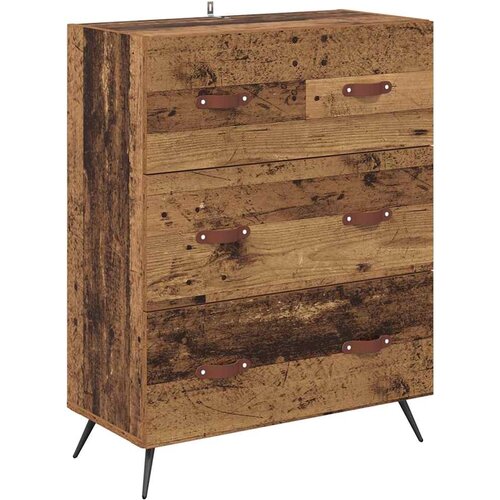  Highboard Staro drvo 69,5 x 34 x 180 cm Konstruirano drvo Slike