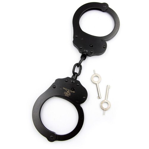 Mister B Cuff Couble Lock Chain Black Slike