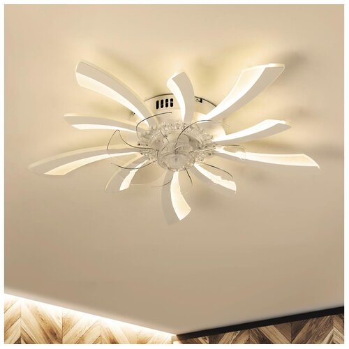 Brilagi LED prigu&scaron;iva svetiljka sa ventilatorom LED/50W/230V 3000-6500K bela + daljinski upravljač Cene