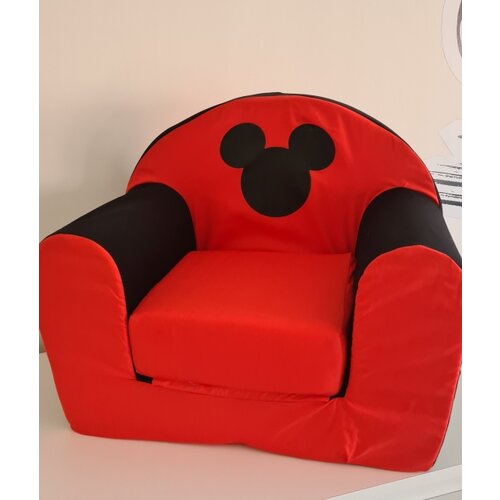  Dečija foteljica na razvlačenje Mickey - crvena Cene