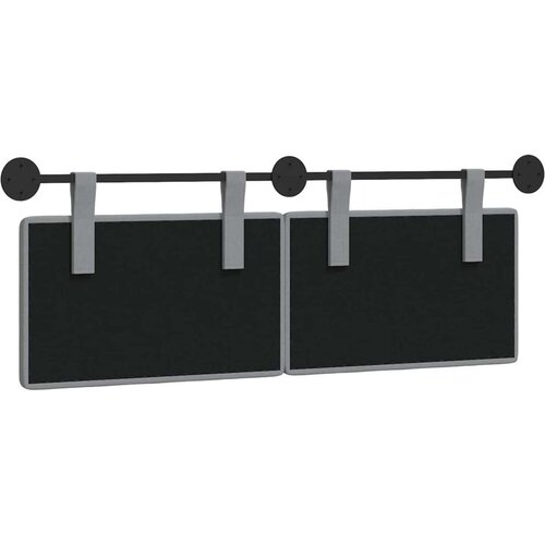  Držeće uzglavlje Zidne tkanina - Svjetlosiva 120 cm bez LED Slike