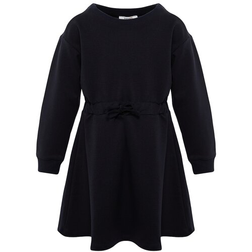 Trendyol Navy Blue Waist Detailed Girl Knitted Dress Slike