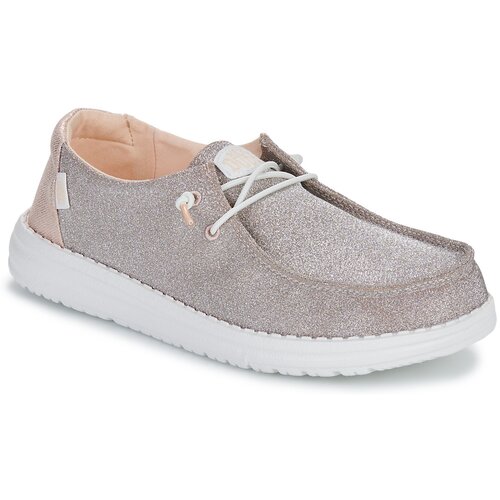 Hey Dude Slips on Wendy Metallic Sparkle Rožnata Cene