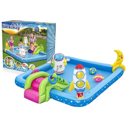  Bazen/igrali&amp;scaron;te astronaut 239 x 206 x 86 cm Bestway 53126 Slike