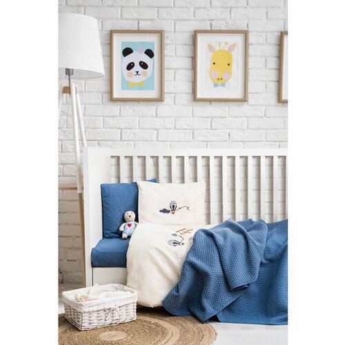  sea soul - blue blue baby quilt cover set Cene