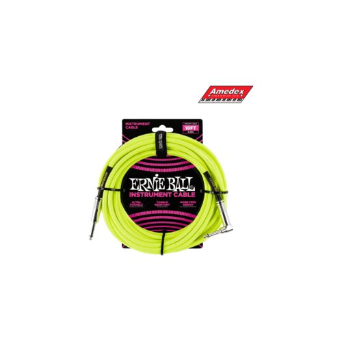 Kabal INSTR. Ernie Ball 6085, 6,3-6,3U, 5,5m Neon Cene