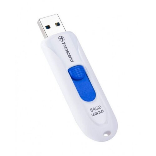 Transcend JetFlash&amp;reg; 790 USB Stick 64 GB Bijelo-plava TS64GJF790W USB 3.1 Slike
