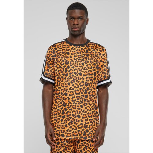 UC Men Men's T-Shirt Oversized Mesh AOP - leopard Slike