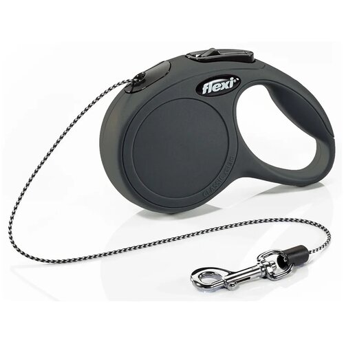 Flexi Classic vrvica, XS 3 m, črn Slike