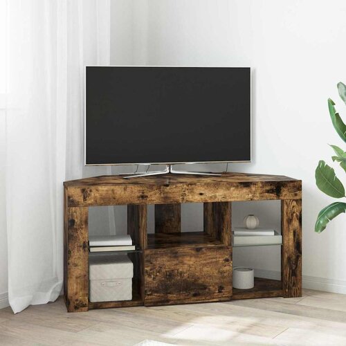  Kotni LED TV ormar 100 x 40 x 50 cm Dimljeni hrast Slike