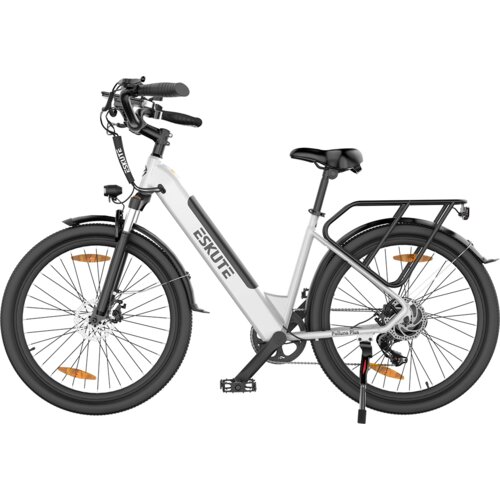ESKUTE Polluno Plus 28&amp;quot; električno mestno kolo s senzorjem navora, 250 W 36 V 20 Ah, belo, (21960427) Slike