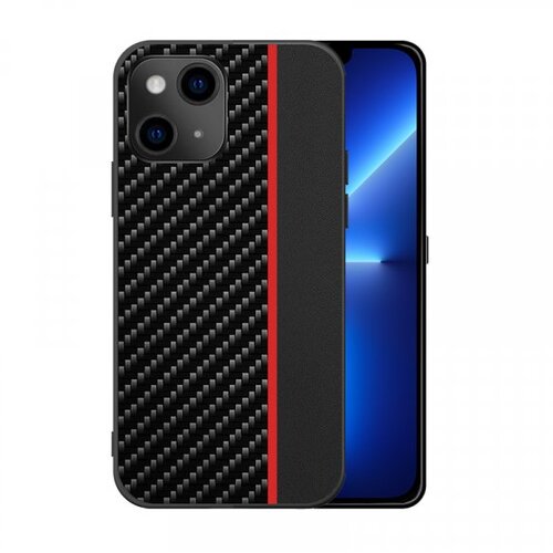  ovitek za iPhone 13 Pro - carbon črn z rdečo črto Slike