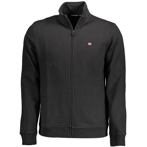 Napapijri SWEATSHIRT WITH ZIP MAN BLACK Slike