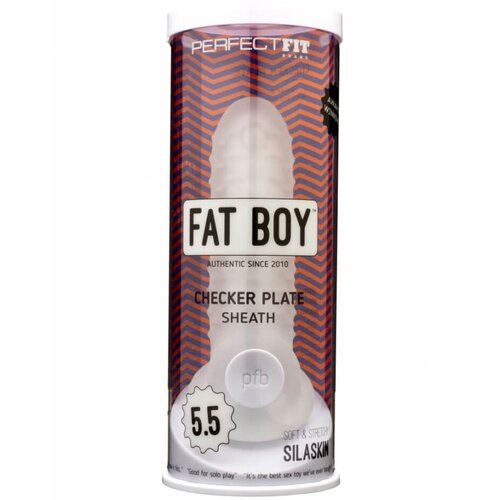 PerfectFIT Fat Boy Checker Box - omotač penisa (15 cm) - mliječno bijela Cijene