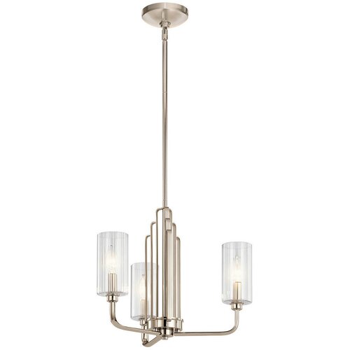 Elstead Lighting Quintiesse QN-KIMROSE3-PN - Luster na &scaron;ipci KIMROSE 3xE14/40W/230V sjajni hrom Cene