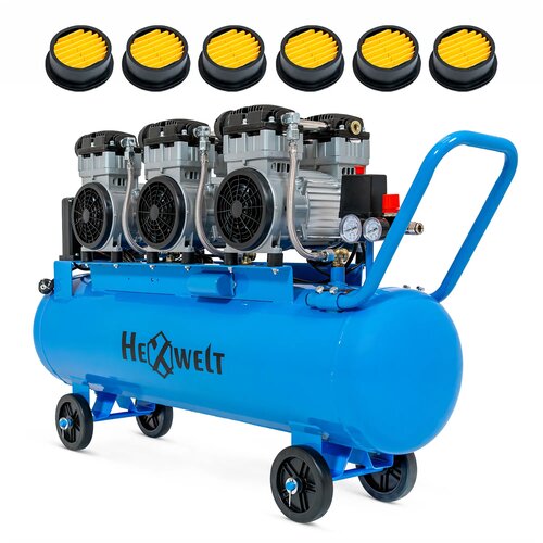 THUNDER Brezoljni kompresor HEXWELT HW-KBO-6T-100L &ndash; 3300 W, 100 L, 8 bar, 576 l/min, (5000222721) Cene