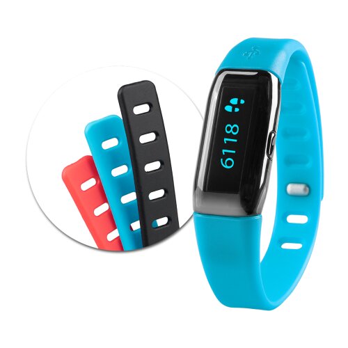 Medisana Fitnes narukvica - pedometar ViFit-Connect MX3 Bluetooth Smart plavi Cene