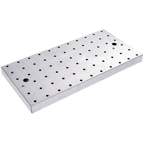 eurokraft pro Pločevinasto naluknjano prekritje, pocinkana, ŠxG 950 x 500 mm Cene