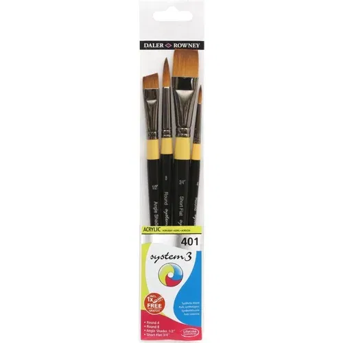 DALER ROWNEY System3 Acrylic Brush Synthetic Set četkica