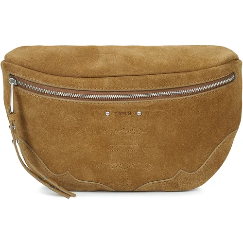 Ikks Torbe za čez ramo 1440 POCKET BELT WESTERN SUEDE Kostanjeva