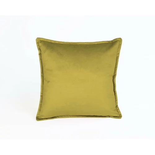 Velvet Atelier žuti baršun jastuk Tercio, 45 x 45 cm