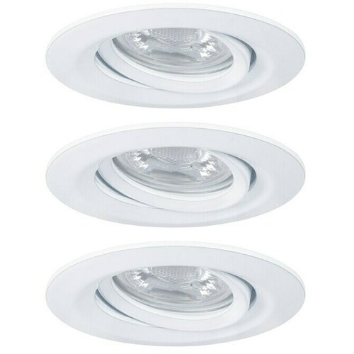PAULMANN Set ugradbenih LED svjetiljki Nova Mini (12 W, Bijela, Topla bijela) Slike