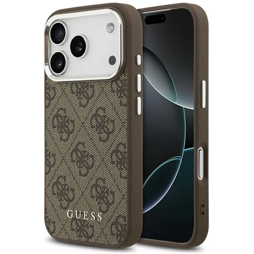 Guess 4G KLASIČNI OVITEK MAGSAFE Z LOGOM ZA IPHONE 17 PRO RAZKOŠNA ZAŠČITA, (5000338084) Cene