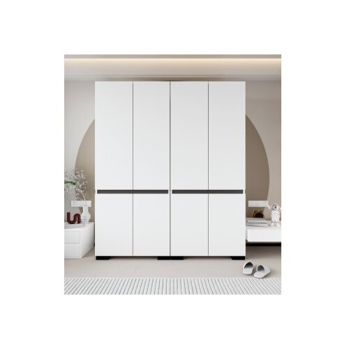 Hanah home ormar floransa 180 white anthracite Slike