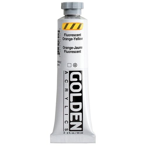  GOLDEN Heavi Bodi Fluorescentna akrilna boja | 4640 orange-yellow Slike