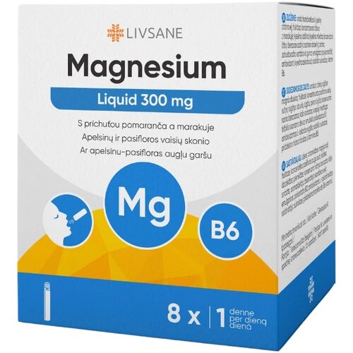 LIVSANE magnezijum liquid, 300mg, 8x30ml Slike