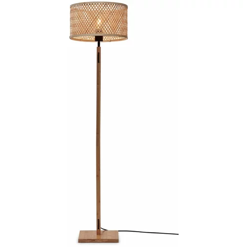 Good&Mojo Stoječa svetilka v naravni barvi z bambusovim senčnikom (višina 128 cm) Java –