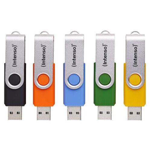 Intenso Office Line USB stick maloprodaja 16 GB žuta, zelena, crna, plava boja, narančasta 3543575 USB 3.2 (gen. 1) Cijene