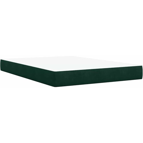  Krevet s oprugama i madracem tamnozeleni 140x190 cm bar&amp;scaron;unasti Slike