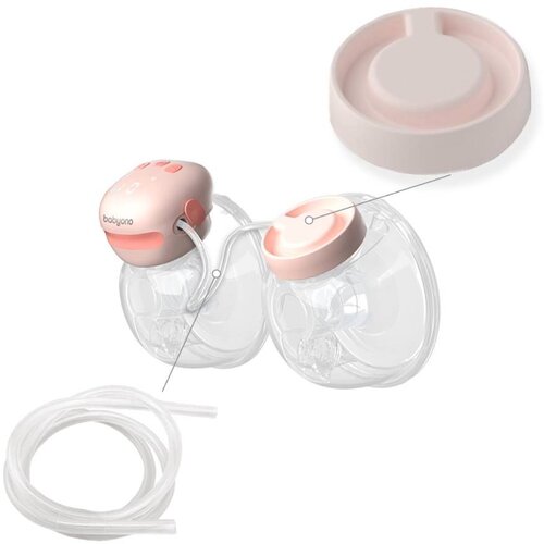 BabyOno set rezervnih dijelova za izdajalicu Twinny KIT III - poklopac + silikonska cijev Slike