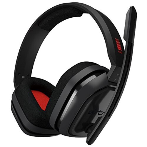 Logitech slu&amp;scaron;alke Astro by a10 pc siva/rdeča, (20869670) Slike