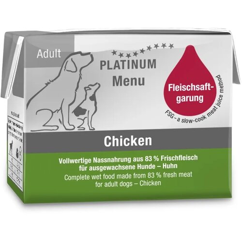 Platinum Hrana za pse Menu Chicken, 90g Slike