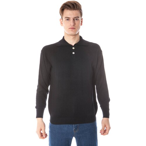 YUKO MEN&amp;amp;#39;S BLACK SWEATER Slike