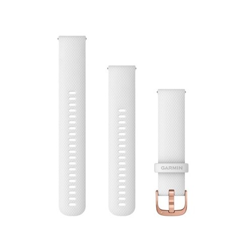 Garmin nadomestni pašček 20mm, Silicone, Rose Gold White, (20484814) Cene