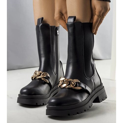 Gemre Insulated black ankle boots Vladim Cene