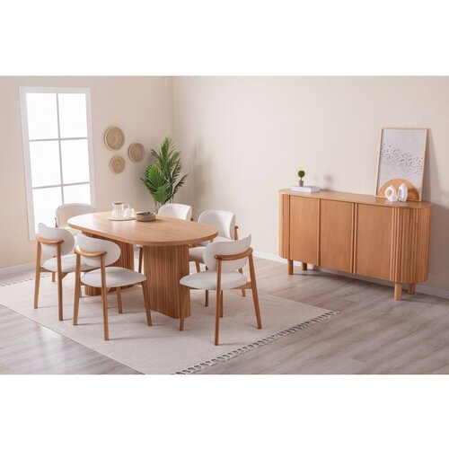 Hanah home komoda lugias - beech beech console Cene