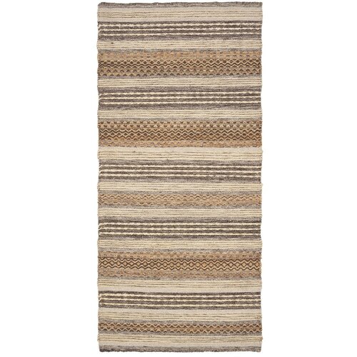 House Nordic Rjav ročno tkan tekač iz me&amp;scaron;anice jute 80x180 cm Morena &amp;ndash; Slike