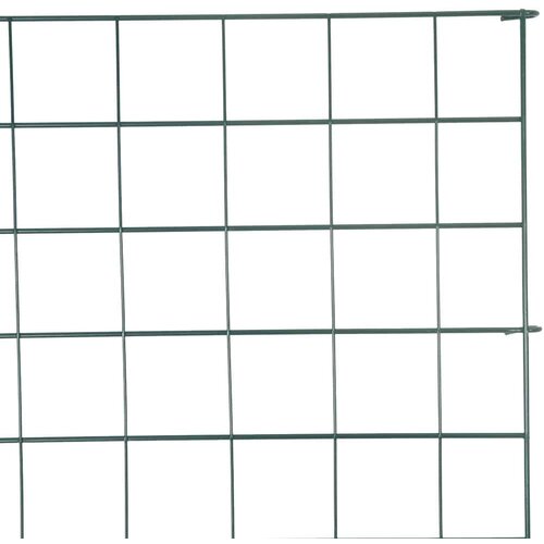 VidaXL Set ograde za ribnjak 8 pcs Zelena 50 x 80 cm Čelik Slike