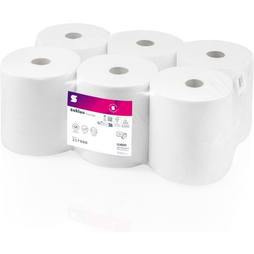 WEPA Satino Prestige Papirni ubrus, Dvoslojni, Celuloza, 6 komada Cene