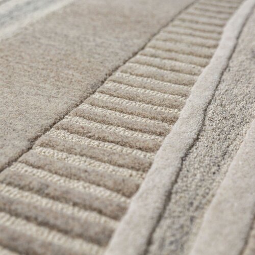 Flair Rugs Sivo-bež ručno rađen vunen tepih 200x300 cm Lira &amp;ndash; Slike
