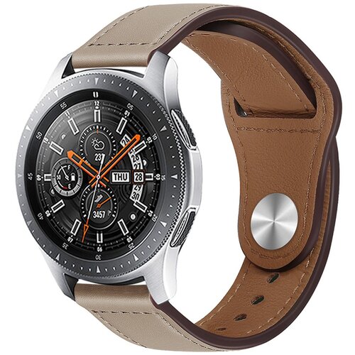 INF Združljiv usnjen pašček za uro Huawei GT4/GT3/PRO - Eleganten nadomestni pašček Grey 20 mm, (5000079393) Cene